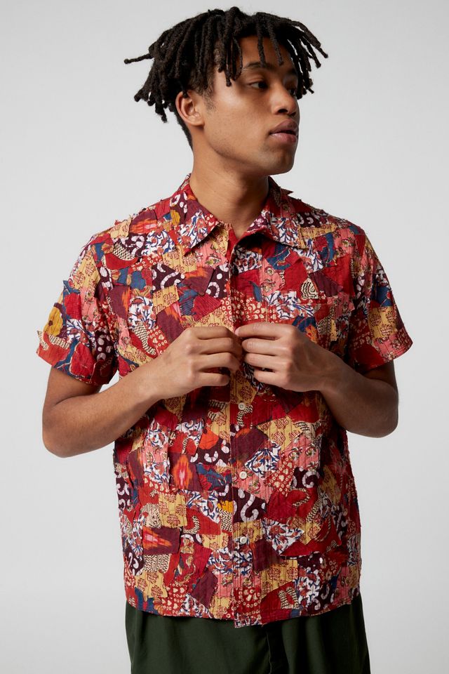KARDO Chintan Patchwork Button-Down Shirt | Urban Outfitters