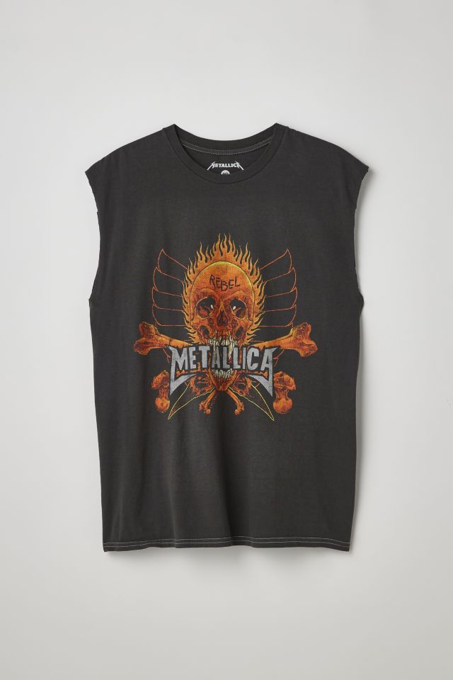 Cotton Jersey T-shirt - Black/Metallica - Men