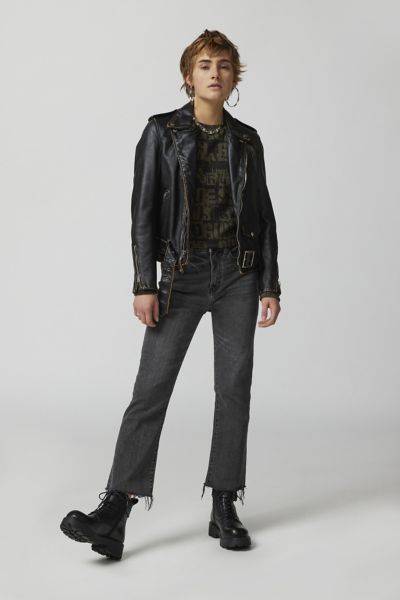 Daze Denim Shy Girl High-Waisted Cropped Flare Jean