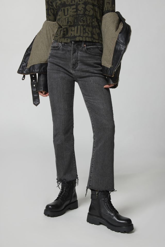 Daze Denim Shy Girl High-Waisted Cropped Flare Jean #1