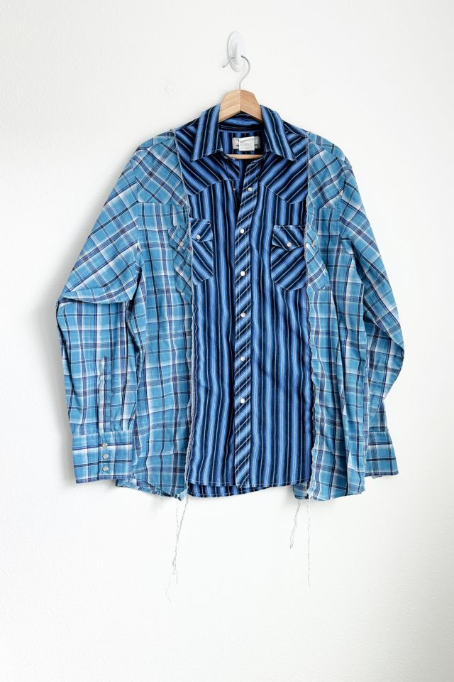 Vintage Reworked Button Up Top | Urban Outfitters