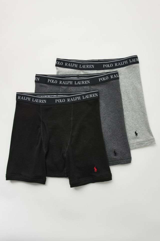 Classic Fit Stretch Boxer Brief - 3 Pack by Polo Ralph Lauren