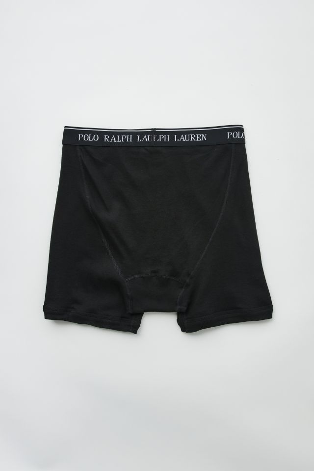 Ralph Lauren Underwear 3 Pack Boxer Shorts Black