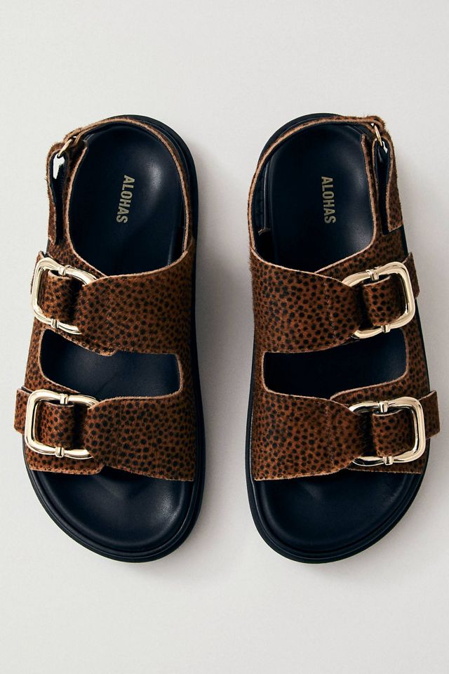 ALOHAS Harper Leather Slingback Buckled Sandal #3