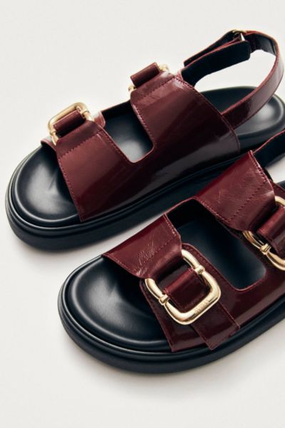 Alohas Harper Sandals In Burgundy
