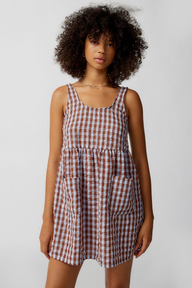 Checkered gingham outlet dress