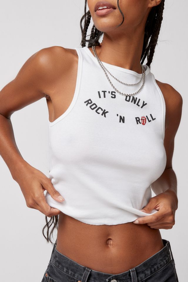 lanthan salut At bygge It's Only Rock And Roll Rolling Stones Tank Top | Urban Outfitters