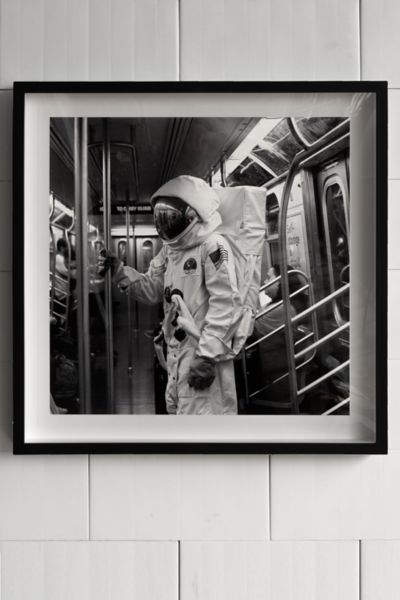 ANDY BLANK SPACE RIDE FRAMED ART PRINT IN BLACK/WHITE AT URBAN OUTFITTERS 