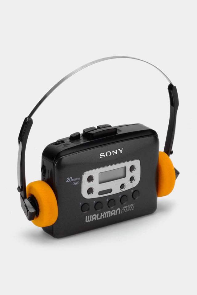 Vintage Sony Walkman WM- FX221 AM/FM Radio Cassette Player (tested Works)