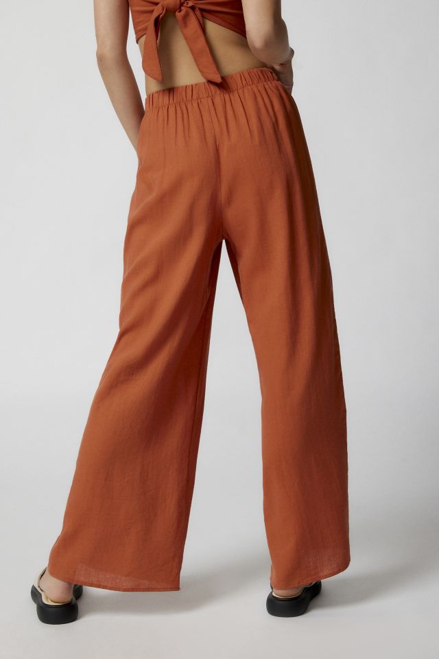 Pantalon De Plage Ample En Lin Fabriqué À LA Urban Renewal #4