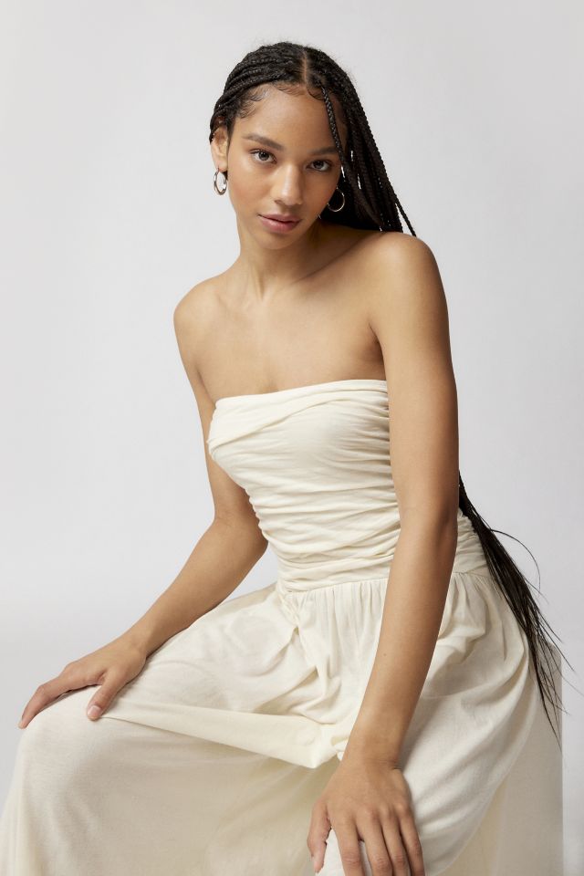 Out From Under Iris Ruched Strapless Jumpsuit #4