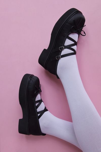 Urban Outfitters Uo Paige T-Strap Mary Jane Shoe Shoe in Black, Women's at Urban Outfitters