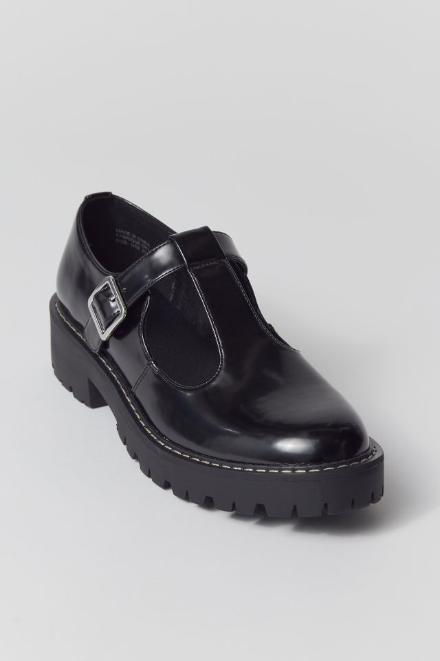 Urban Outfitters Uo Paige T-Strap Mary Jane Shoe Shoe in Black, Women's at Urban Outfitters