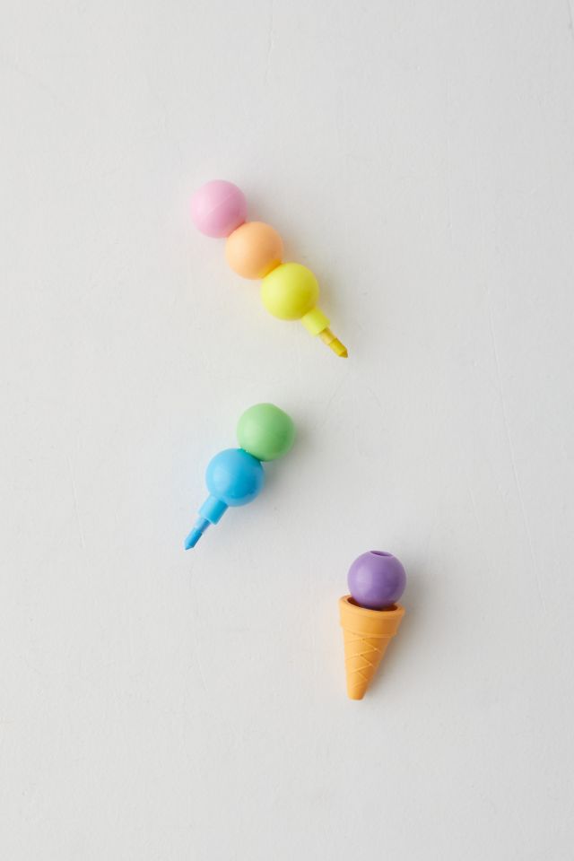 Stackable ice cream crayon set urban outfitters canada