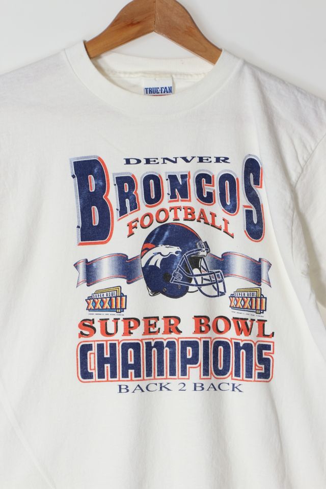 Denver Broncos Back-to-Back Super Bowl Champions Commemorative Poster -  Costacos 1999