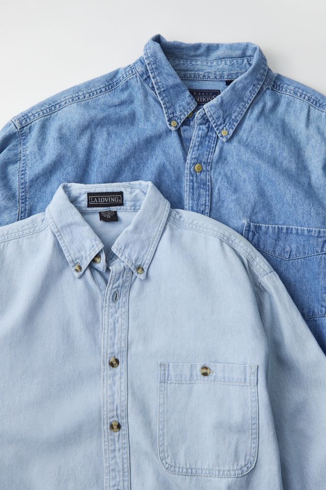 Urban Renewal Vintage Oversized Denim Shirt #1