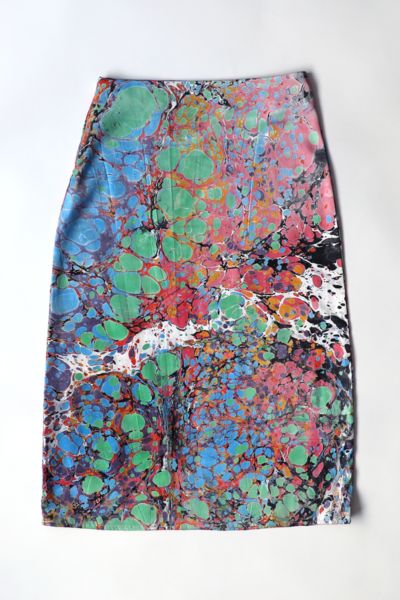 Lefty Signature Multi Marbled Midi Skirt | Urban Outfitters