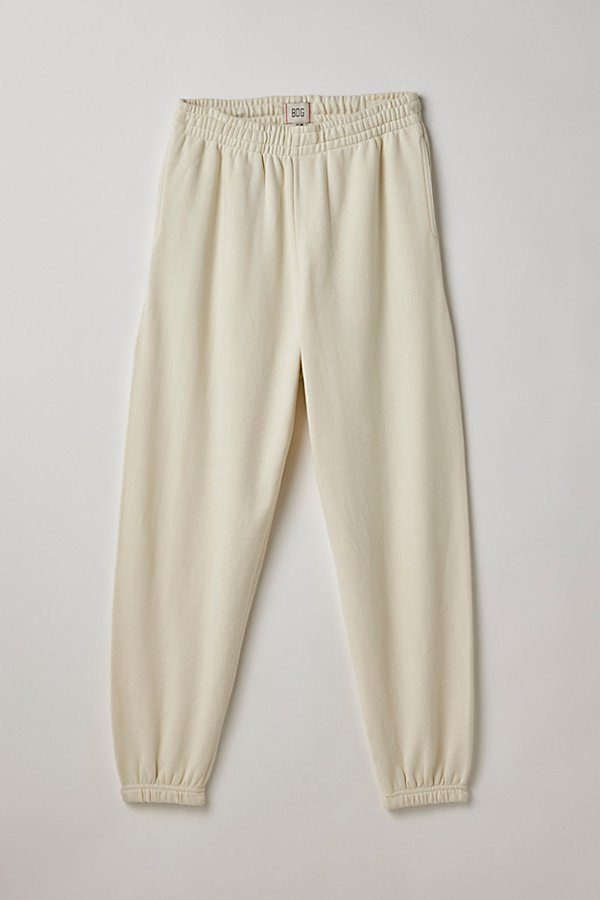 Bdg Bonfire French Terry Sweatpant In White