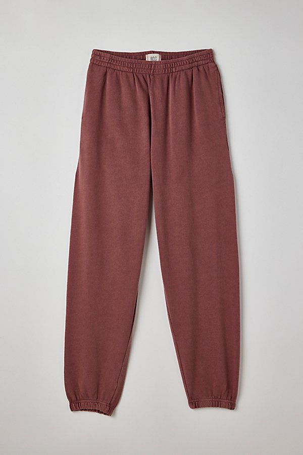 Bdg Bonfire French Terry Sweatpant In Maroon