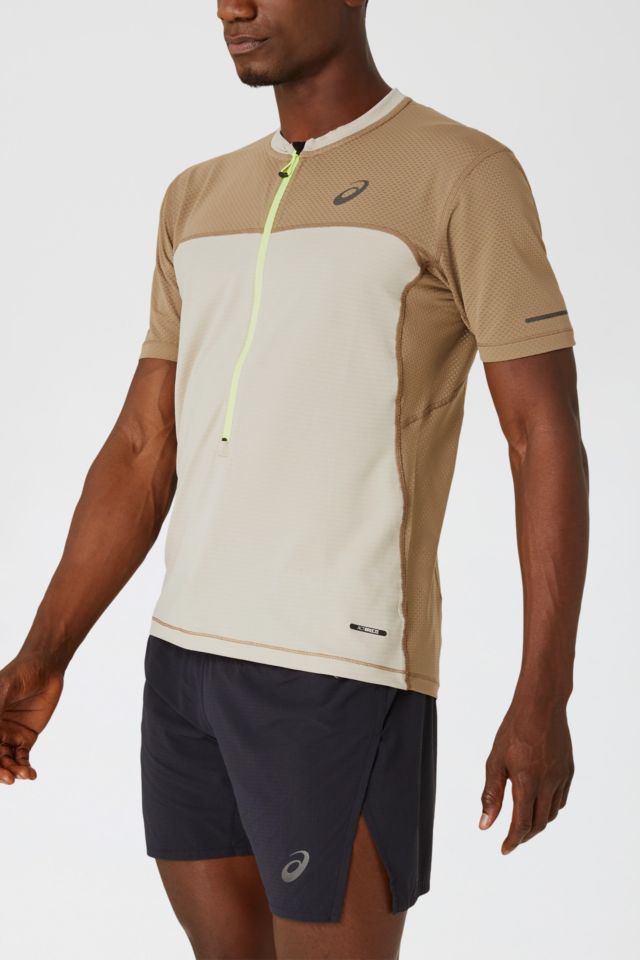 ASICS  Fujitrail Performance Zip Up T Shirt #3