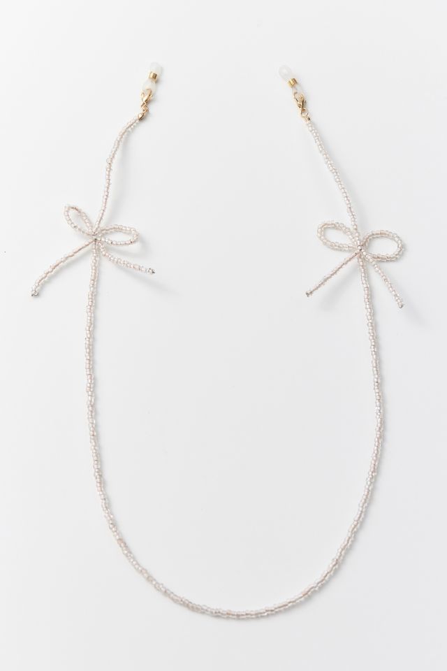 Beaded Bow Sunglasses Chain | Urban Outfitters Canada