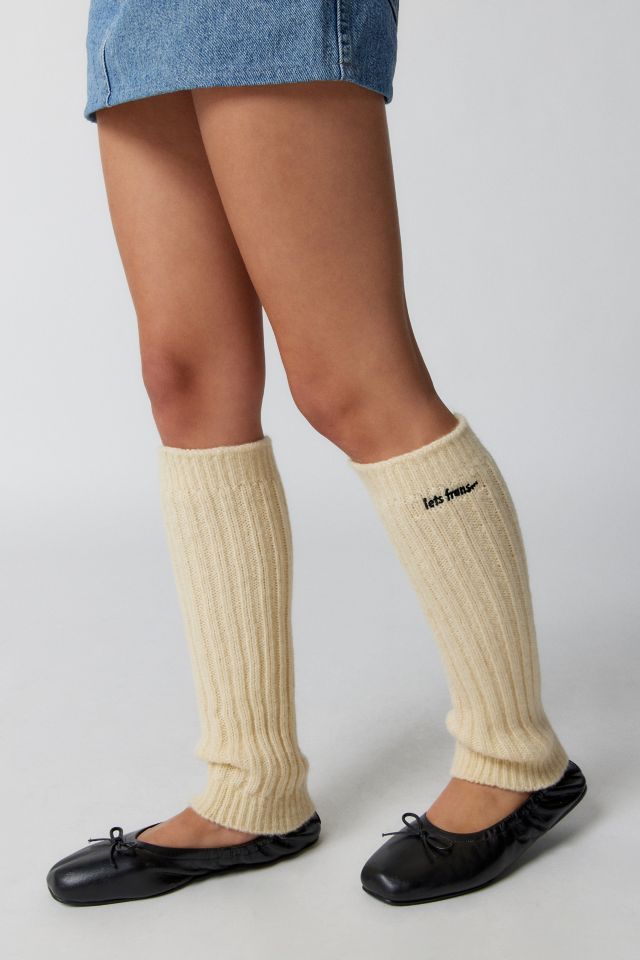 Urban Outfitters Knit Flare Leg Warmer