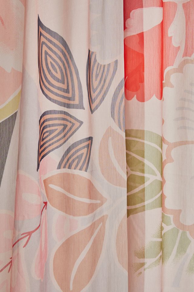 Harper Printed Chiffon Window Panel #2
