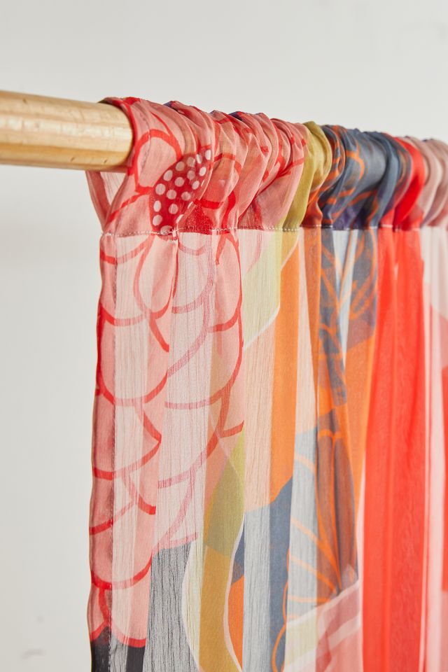 Harper Printed Chiffon Window Panel #3