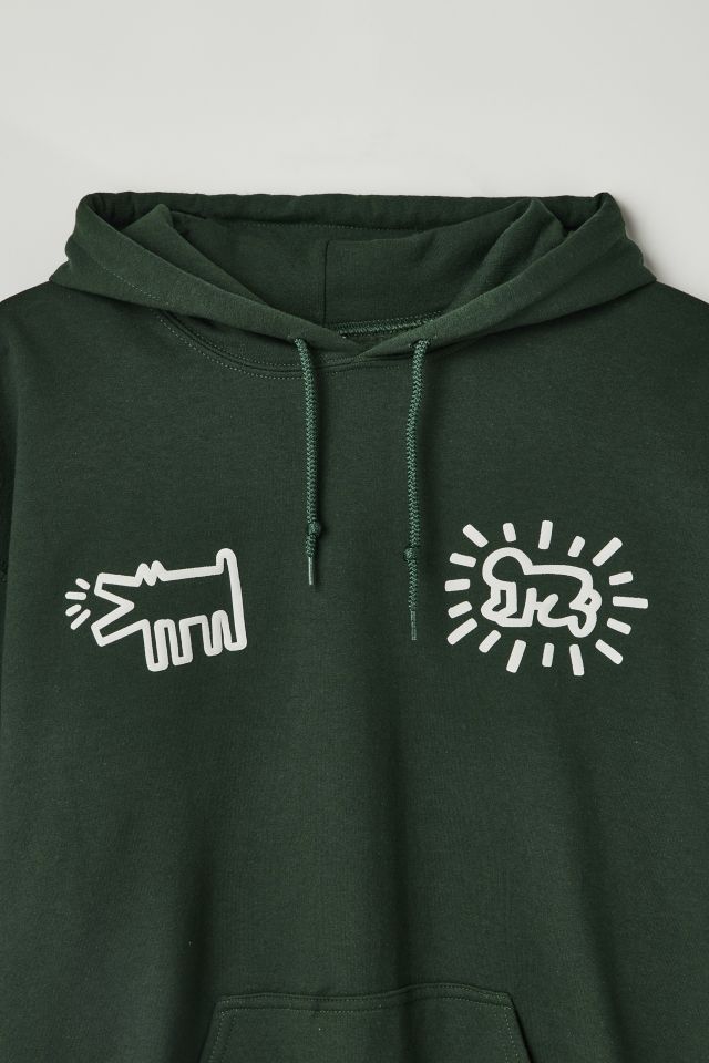 Keith Haring 1981 Bank Street Puff Print Hoodie Sweatshirt #3