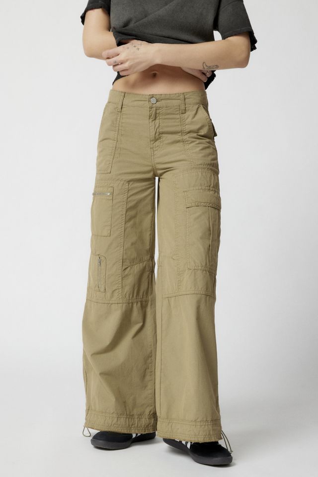 BDG Poplin Extreme Wide-Leg Utility Pant #1