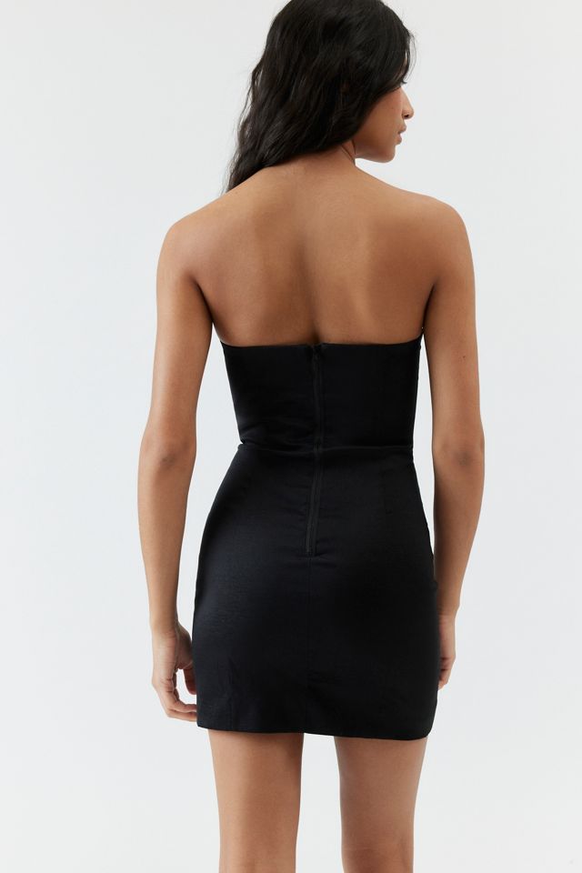 Bardot Brixton Rosette Strapless Mini Dress #4
