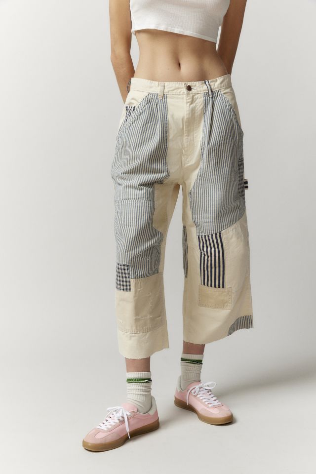 BDG Meg Patchwork Cropped Carpenter Pant #1