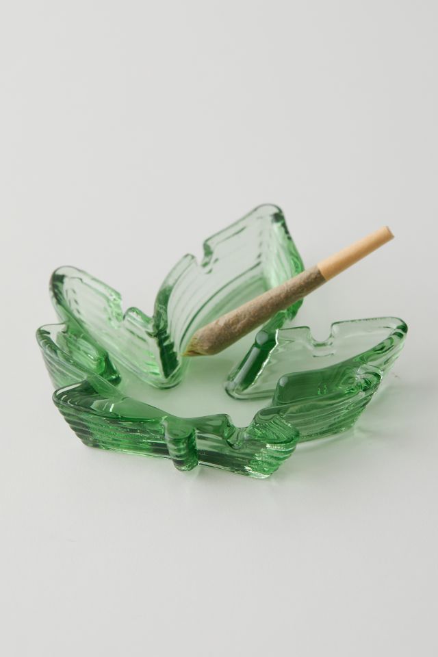 Cendrier en Verre Happy Leaf #2