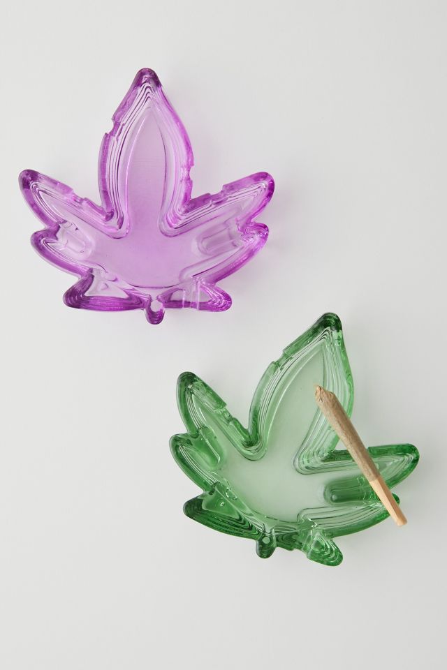 Cendrier en Verre Happy Leaf #3
