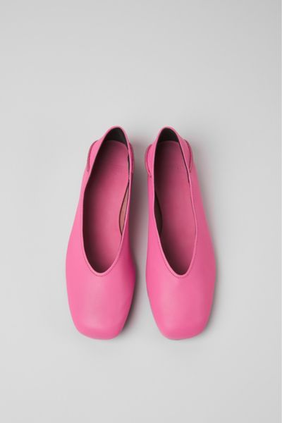 CAMPER CASI MYRA LEATHER BALLERINA FLATS