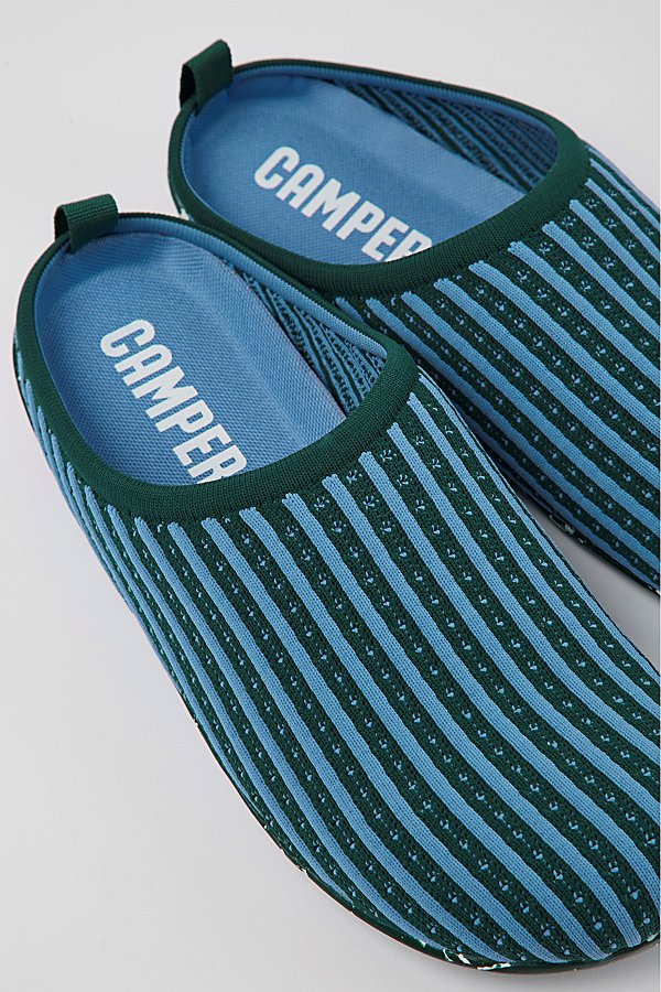 CAMPER WABI STRIPED SLIPPERS IN BLUE, MEN'S AT URBAN OUTFITTERS