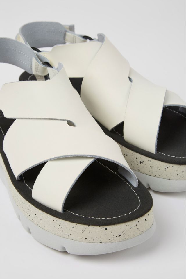 Camper Oruga Up Criss Cross Leather Sandals | Urban Outfitters