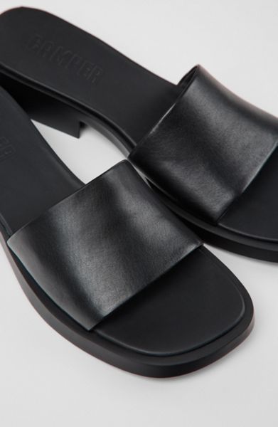 Camper Dana Lightweight Leather Heeled Sandals