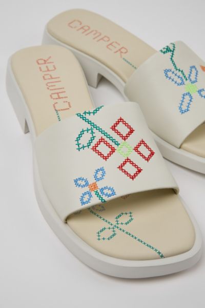 Camper Dana Slide Sandal In White