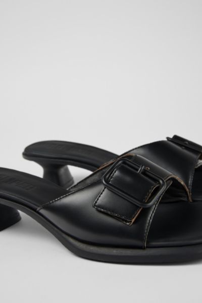 Camper Dina Buckle Heel In Black, Women's At Urban Outfitters