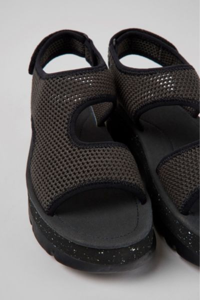 Shop Camper Oruga Up Mesh Lightweight Platform Sandals In Dark Grey, Women's At Urban Outfitters