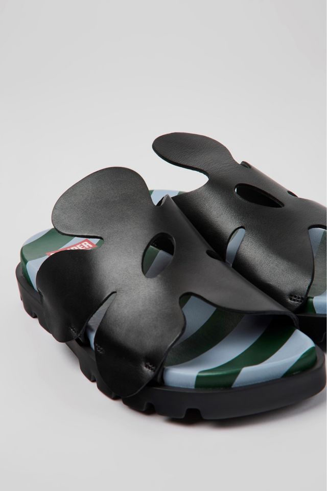 Camper Twins Lightweight Leather Flower Sandals #2