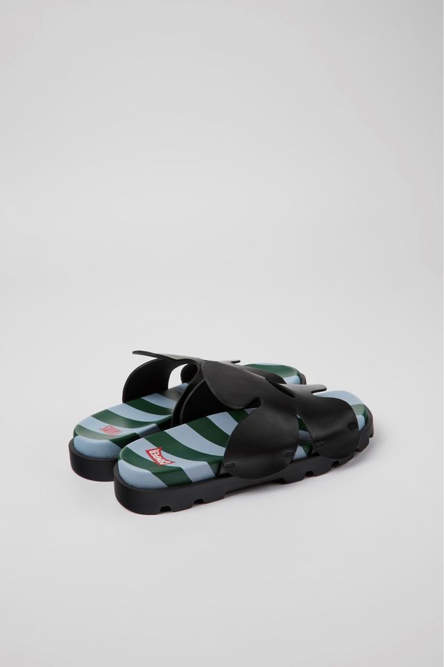 Camper Twins Lightweight Leather Flower Sandals #3