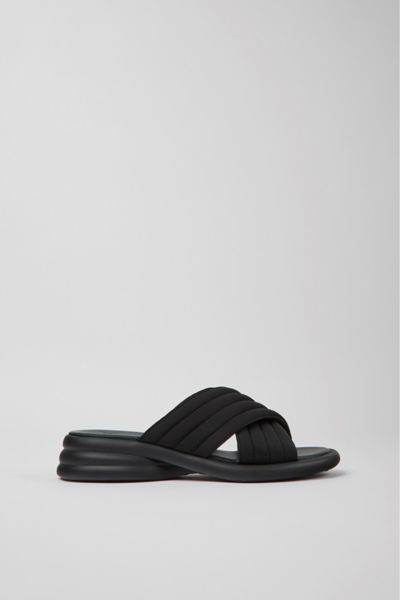 Camper Spiro Cross-strap Sandals In Black