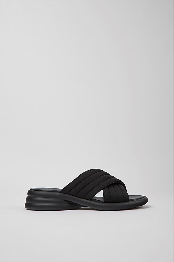 Camper Spiro Slide Sandal In Black