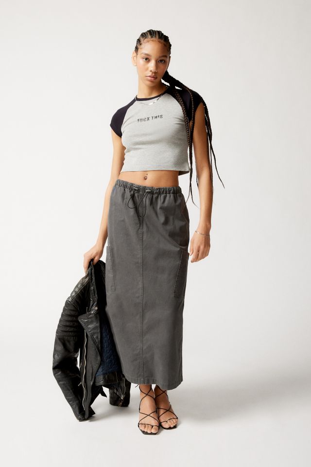 F This Cropped Baby Raglan Tee #1