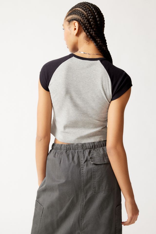 F This Cropped Baby Raglan Tee #3