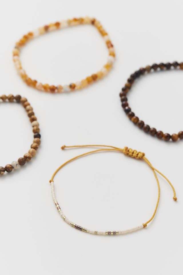 Ensemble de Bracelets Perlés Neutres #1