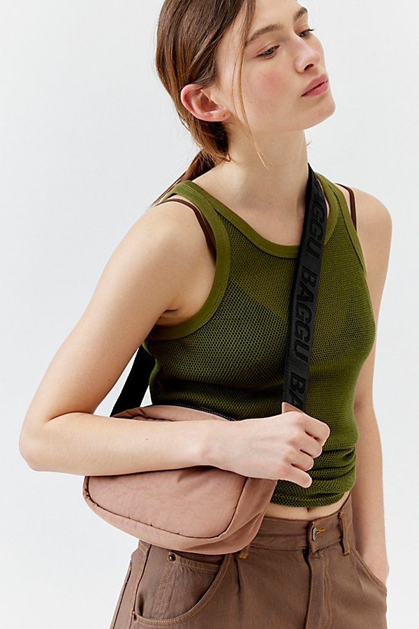 Baggu Camera Crossbody Bag In Cocoa, Women's At Urban Outfitters In Blue