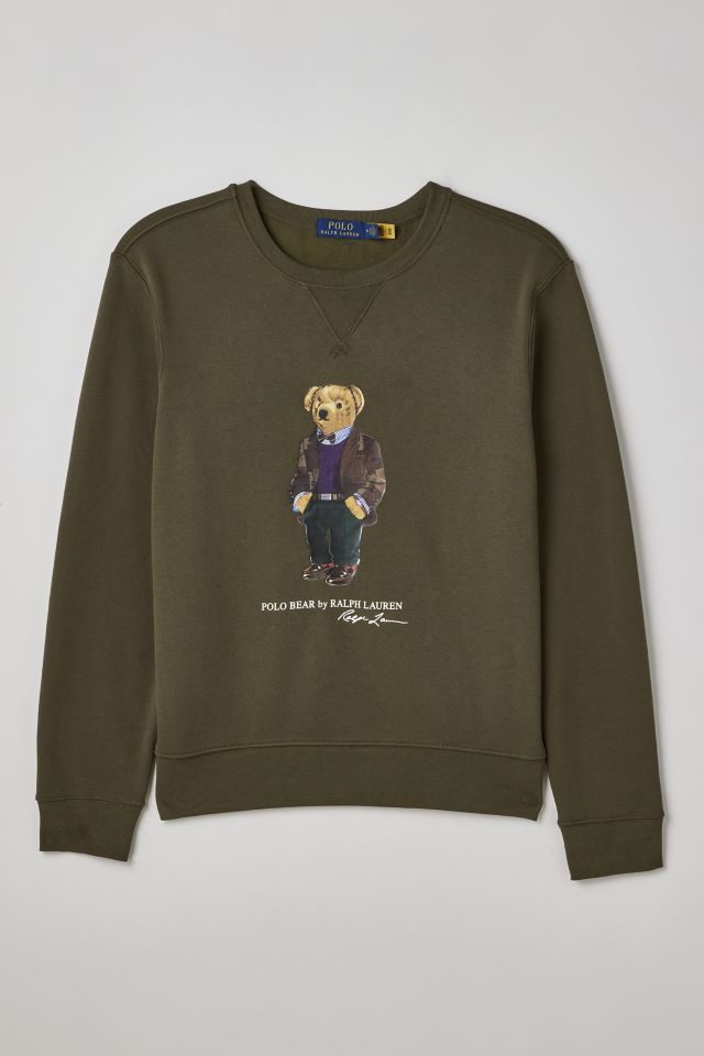 Polo Ralph Lauren Heritage Bear Crew Neck Sweatshirt | Urban Outfitters